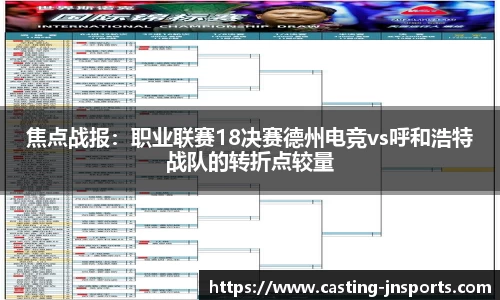 焦点战报:职业联赛18决赛德州电竞vs呼和浩特战队的转折点较量