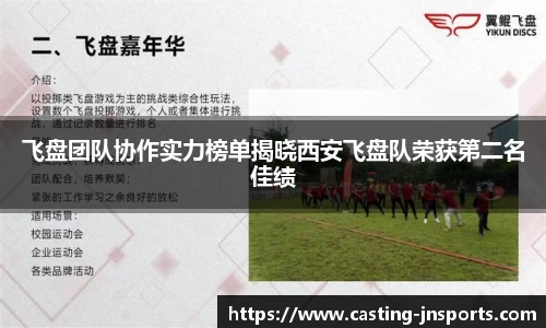 飞盘团队协作实力榜单揭晓西安飞盘队荣获第二名佳绩